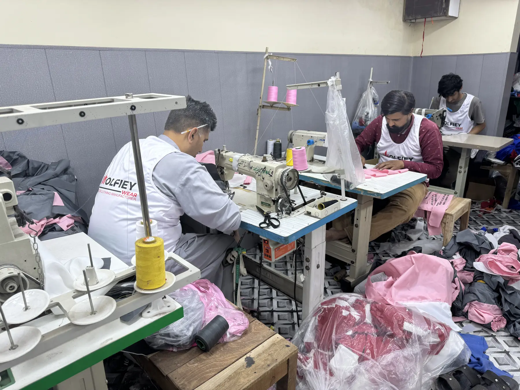 Wolfiey Wear stitching